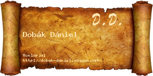 Dobák Dániel névjegykártya