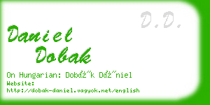daniel dobak business card
